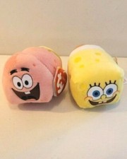 Teeny Tys SpongeBob  Patrick Star NEW MWMT 3.5" -Stackable Soft Toy Good Pals