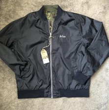 Lee Cooper Reversible Jacket Black Camo 