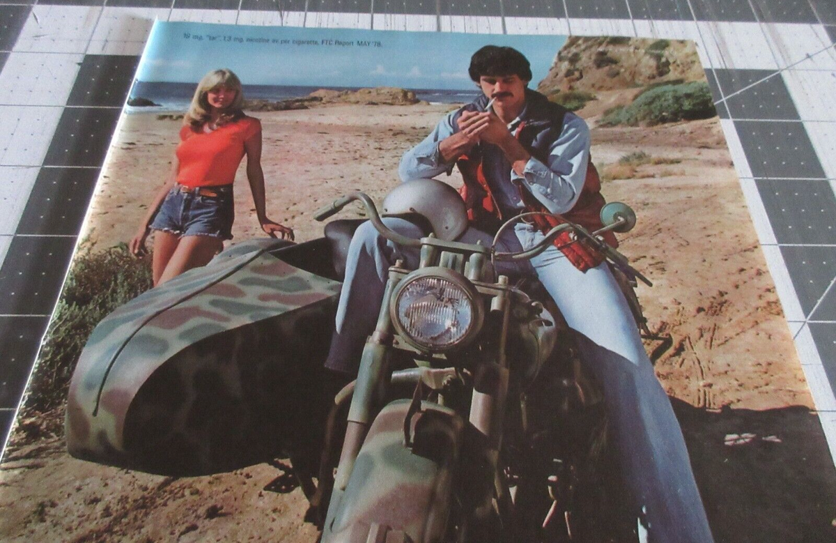 1985 MUSTACHE MAN CAMEL LIGHTS CIGARETTES Vintage 8"X11" Magazine Ad 1980's JNA6 Australia