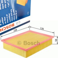 Bosch F026400047 Luftfilter FüR Nissan Cube Juke Micra Note NV200 Evalia Tiida
