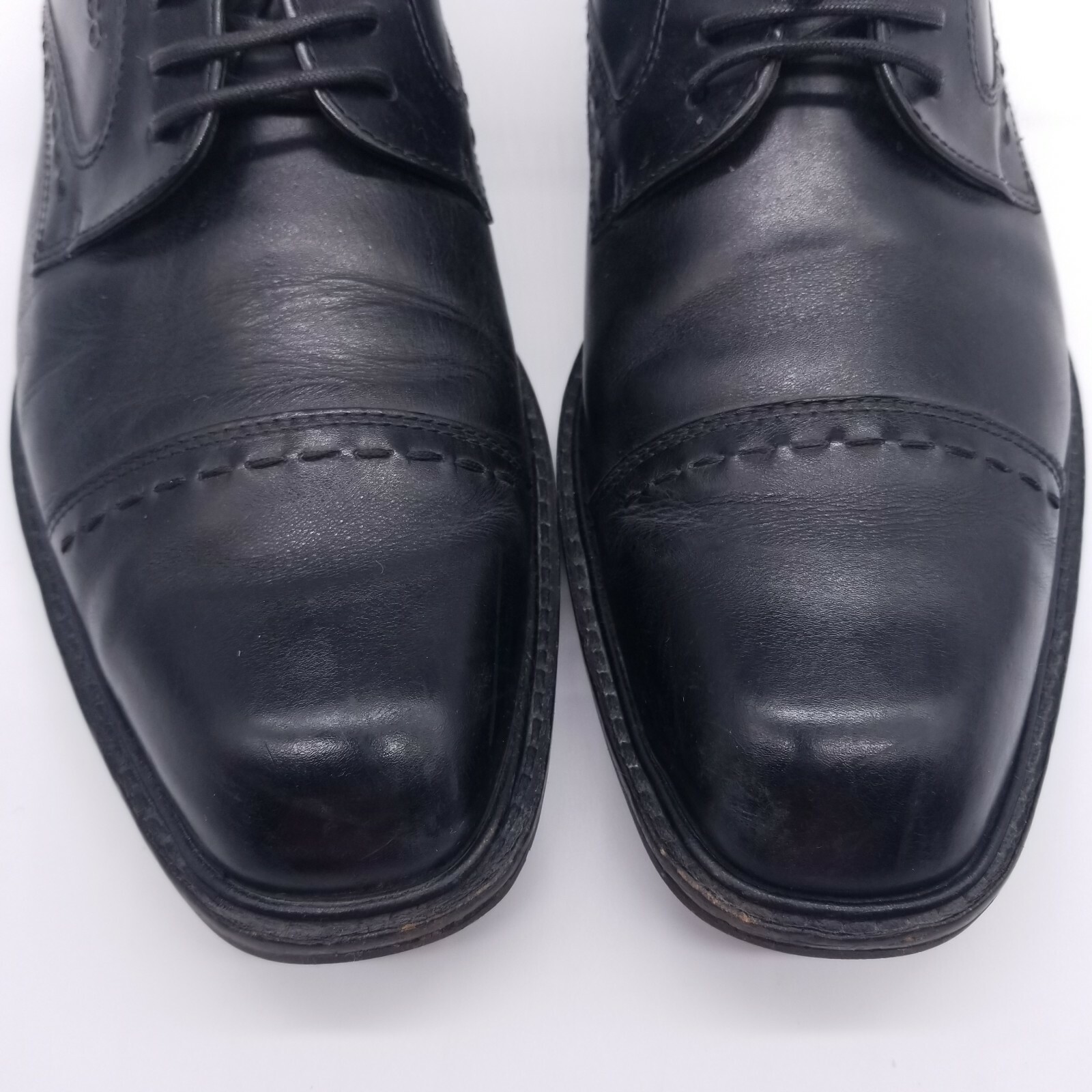 SAOLA Scarpe eleganti ECCO uomo 9 9 5 US 43 EU nere derby punta a cappuccio comfort punto shock