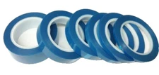 7 Rolls Blue High Temp Powder Coating e-Coating Plating Anodizing Painting Tape