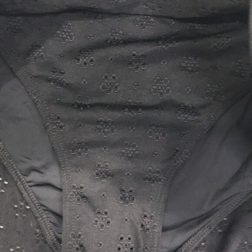 Berlook Black Eyelet Tankini Top & Matching Swim Skirt Size 18 New - Picture 12 of 16