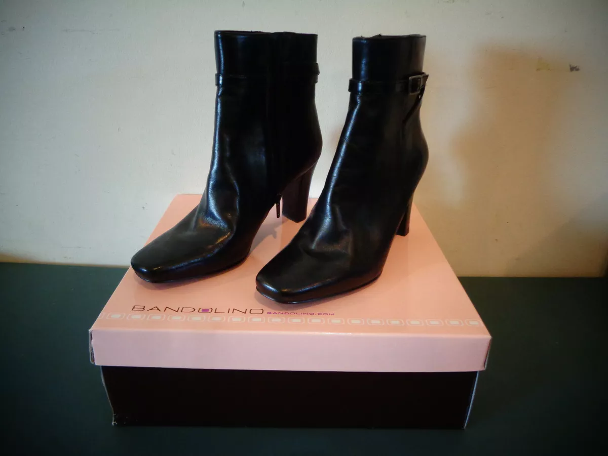 Bandolino black deals ankle boots