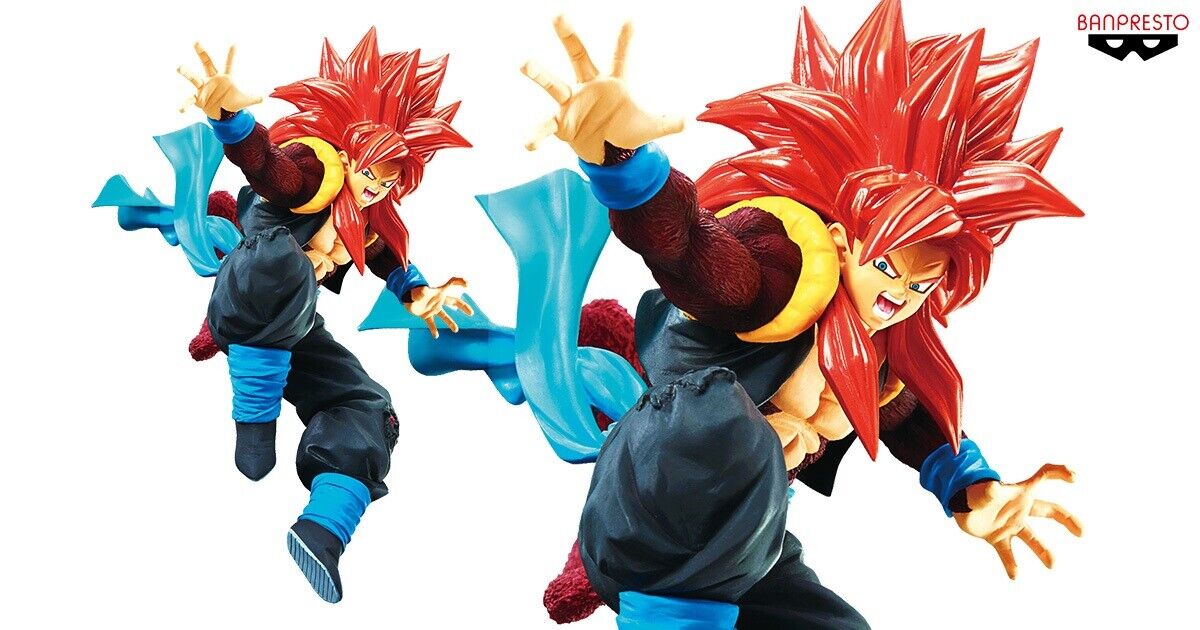 Boneco Dragon Ball Super Gogeta Ss4 Deus - Gogeta Ss4 deus 20cm