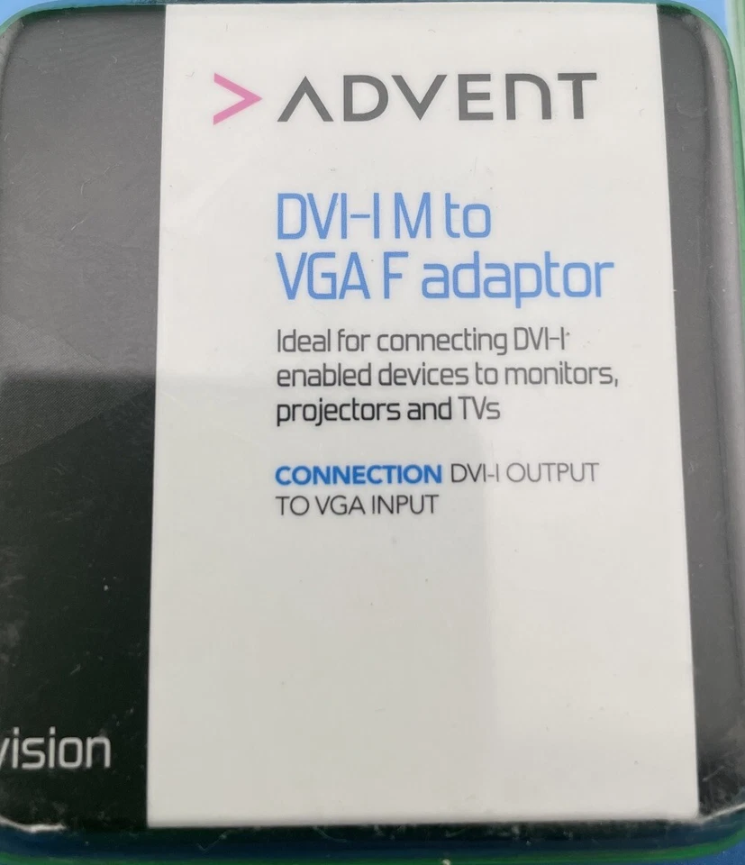 ADVENT ADVMVGF12 - DVI M To VGA F Adaptor - Image 3 of 4