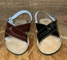 Huarache Artesanal Mexicano. Huacache cruzado Leather Mexican sandal Hand made
