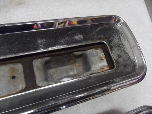 1967 1968 67 68 Camaro GM OEM Tail Light Bezels Back Plate 5959299 LH 5959300 RH - Picture 5 of 23