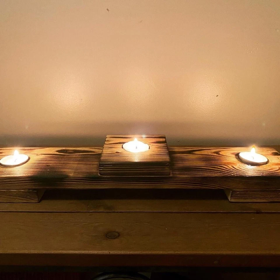 Handmade T- Light Holder - Image 4 of 4