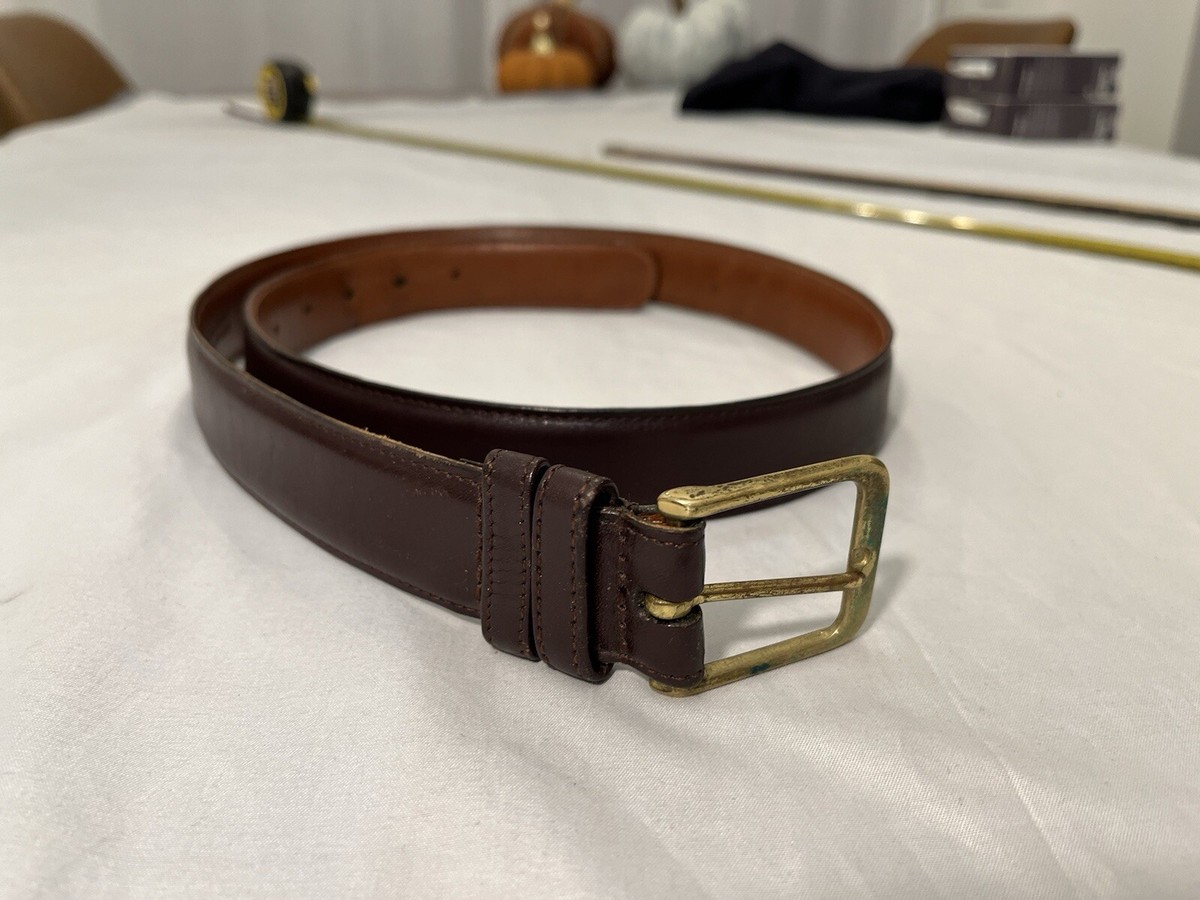 Coach Leather Burgundy Belt Leather belt Coach Burgundy size S International in Leather  main image 2