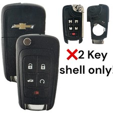 2x Remote Flip Car Key Case Shell For 2011 2012 2013 2014 2015 16 Chevy Equinox 2x Remote Flip Car Key Case Shell For 2011 2012 2013 2014 2015 16 Chevy Equinox