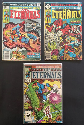 THE ETERNALS #4, 14, 4. Marvel Bronze Age Comics. Jack Kirby.  Hulk. Ships Free
