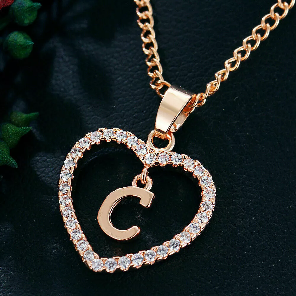 Just Gift Letter C Pendant Necklace 1025 ( Silver ) | Shopee Philippines