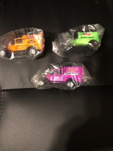 Vintage 3 Matchbox Kellogg's Cereal Ford Delivery Trucks new in packages. - Picture 3 of 3