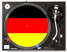 GERMANY FLAG - DJ SLIPMAT 1200's or any turntable, record player
