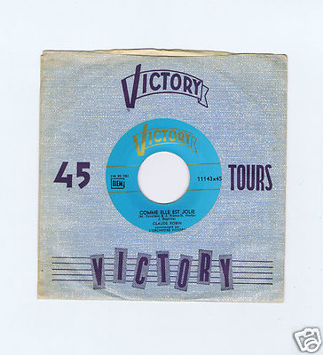 45 RPM SP CLAUDE ROBIN COMME ELLE EST JOLIE