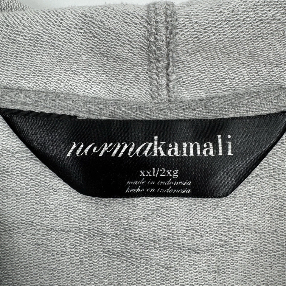 Norma Kamali Sudadera Mujer XXL Gris Cinch Atlético Ocio Entrenamiento Cómodo Foto 2 de 4