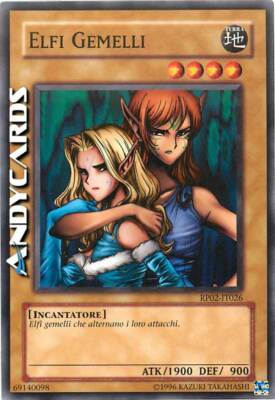 TWIN ELVES   (Gemini Elf)   Municipal   RP02 IT026   YUGIOH!   ANDYCARDS