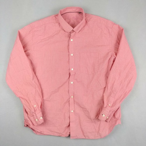 Louis Philippe Dress Shirt Mens 44 Soft 