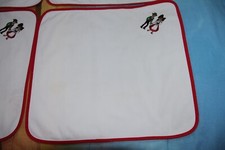 Lot de 2 serviettes de table à bords volantés - Beige clair - Home All
