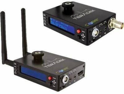 Teradek Cubelet 105/455 HD-SDIH.264 Encoder USB Paired to HDMI Decoder USB 2.4/5