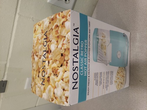 Nostalgia Hot-Air Electric Popcorn Maker, 12 Cups, Healthy Oil Free Popcorn with - Picture 7 of 7