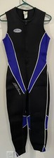 L.L. Bean Womens Size 16 Sleeveless Wetsuit Black /Blue Made in USA