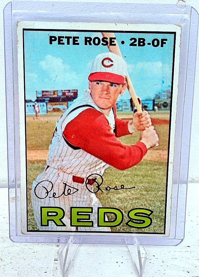1967 Topps Pete Rose #430 Cincinnati Reds Vintage Baseball Card