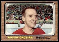 1966-67 TOPPS Roger Crozier Detroit Red Wings #43
