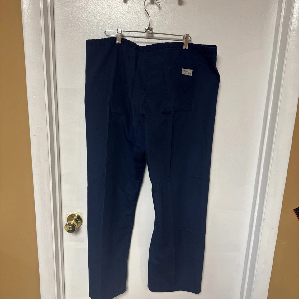 Urbane Scrub Pants – Navy Flare Leg – Size M – Used Good - Image 3 of 3