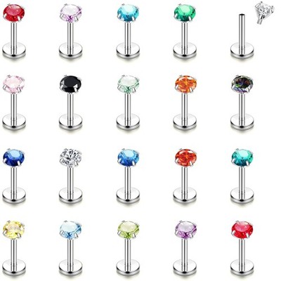 Labret Piercing Lippenpiercing Helix Piercings Ohr Piercingset 20 Stück