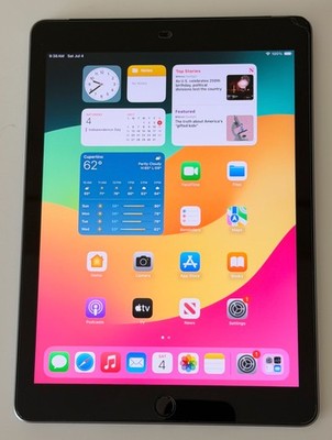 Apple iPad 6th Generation Space Gray 128 GB WiFi + Cellular  A1954  MR752LL/A