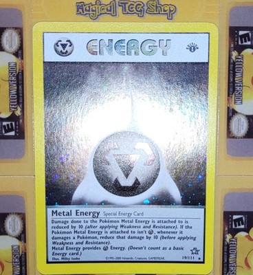 Pokemon Metal Energy Neo Genesis 1st Edition Holo Rare 19/111
