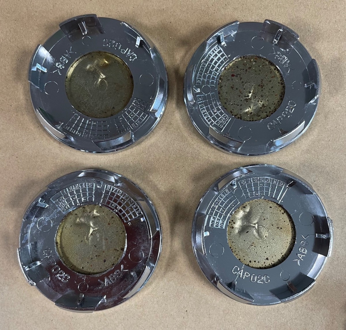 Weds Kranze Center Cap Bazreia LXZ Cerberus Center Caps Polished