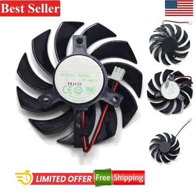 Graphics Fan for GT430 GT440 GT630 75MM Compatible With Desktop GPU 12V 0.38A...