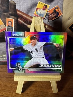 2026 Jonathan Cannon Topps Series 2 #648 Purple Foil /250 Hot SSP!