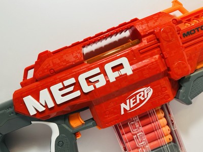 NERF Mega Motostryke Motorized 10 Dart Blaster Tested E6473 - 20