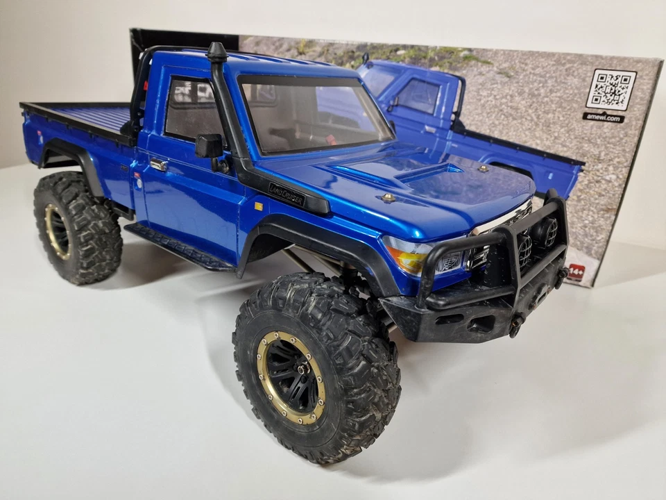 Amewi 22469 AMXRock RCX8P Rc Scale Crawler Pick-Up 1:8 Blau Scaler Offroad - Bild 3 von 4