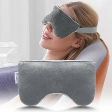 Weighted Eye Mask for Sleeping - Heatable & Freezable Sleep Mask for Women & Me.