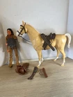 Marx Brothers Johnny West Palomino And Native American Adjustable Figure