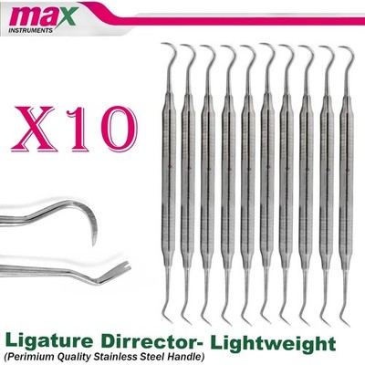 Ligature Director Double Ended Hollow Handle Lightweight Orthodontic Instruments