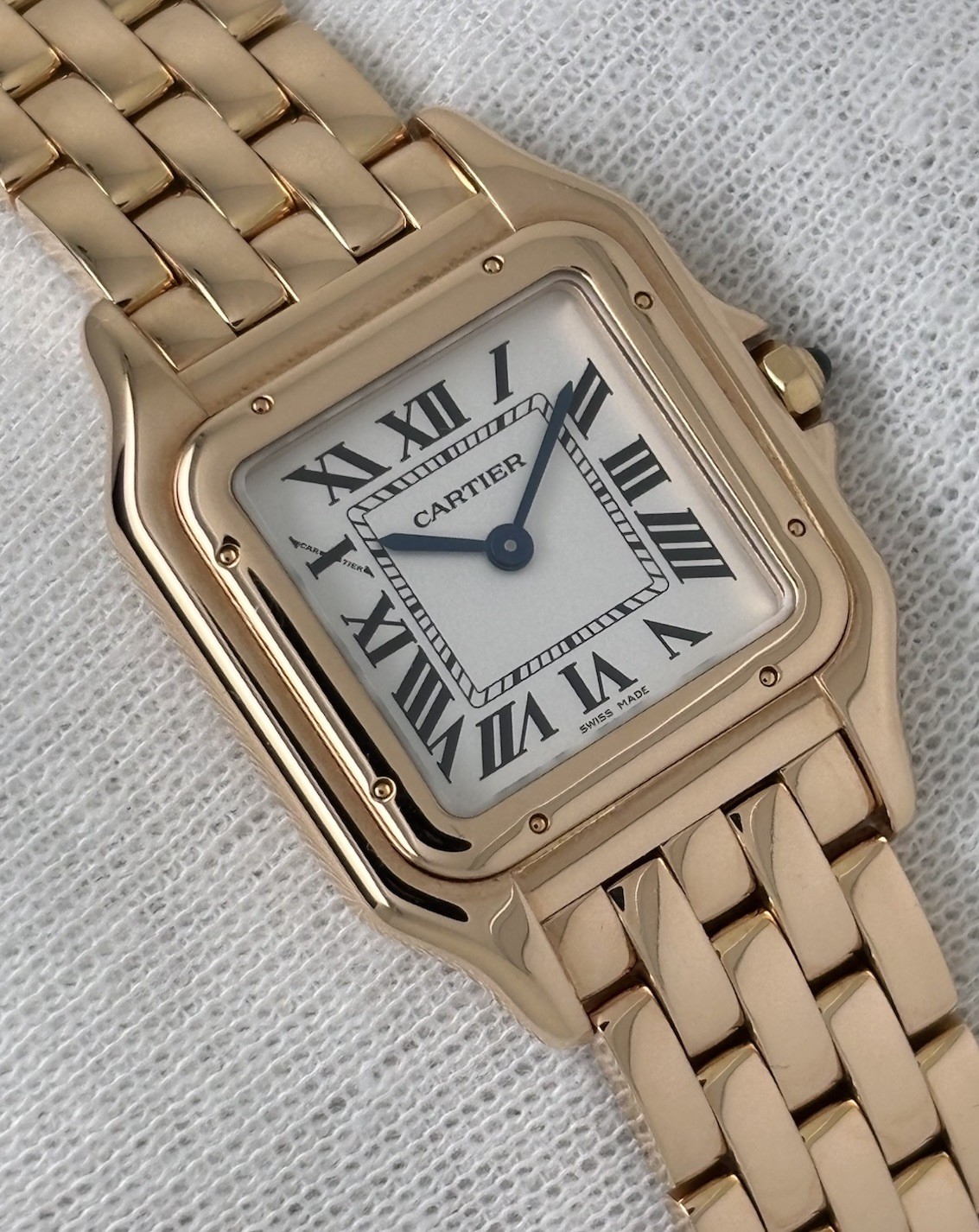 Cartier Panthere Ladies Watch Midsize Rose Gold 18ct 27mm 2027 Warranty WGPN0007