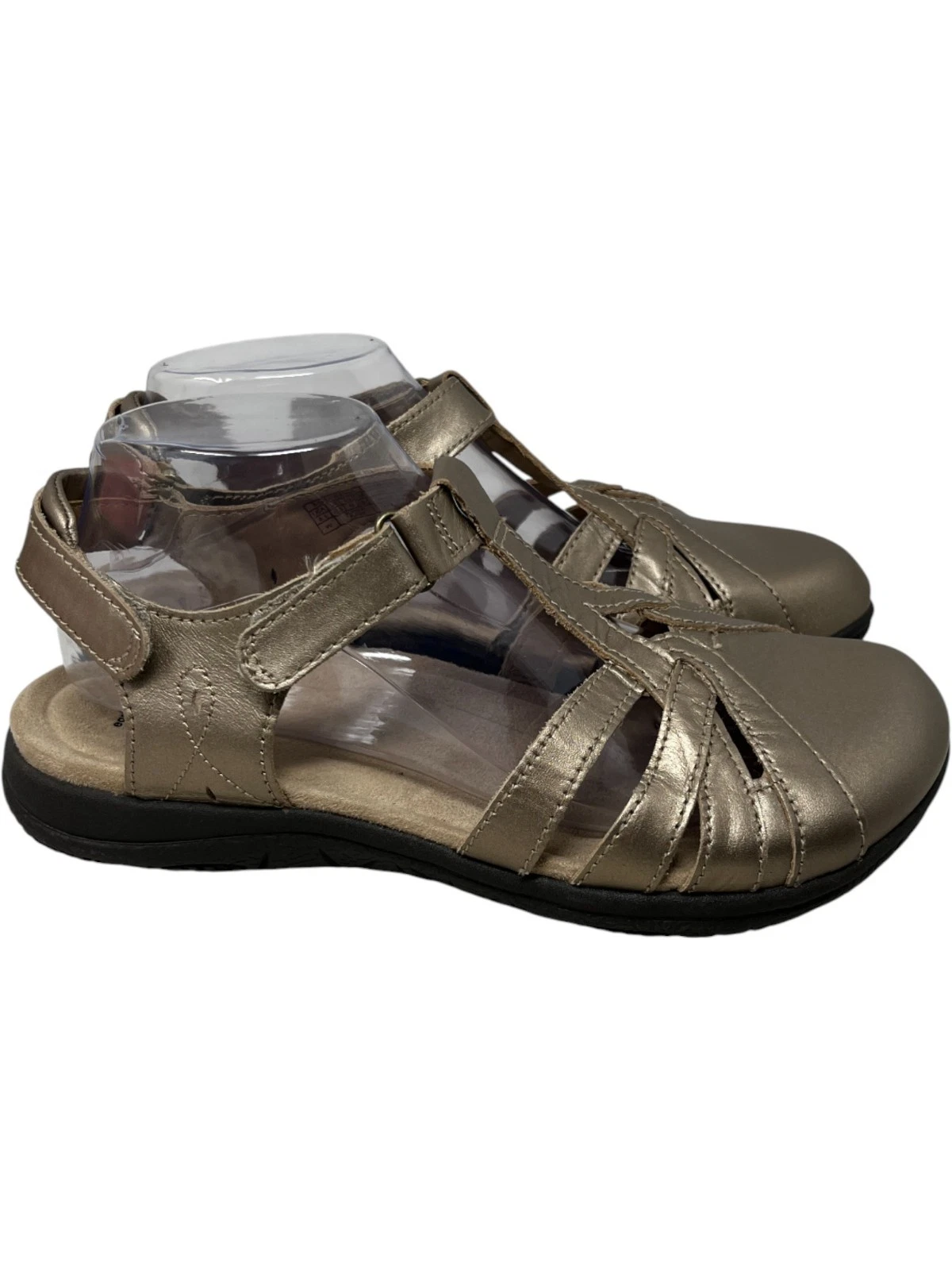 Earth Origins Sandals Women's Size 8.5 Wide Savoy Sierra Leather Slingback Shoes