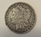 1891-CC Fine Details!  Morgan Silver Dollar