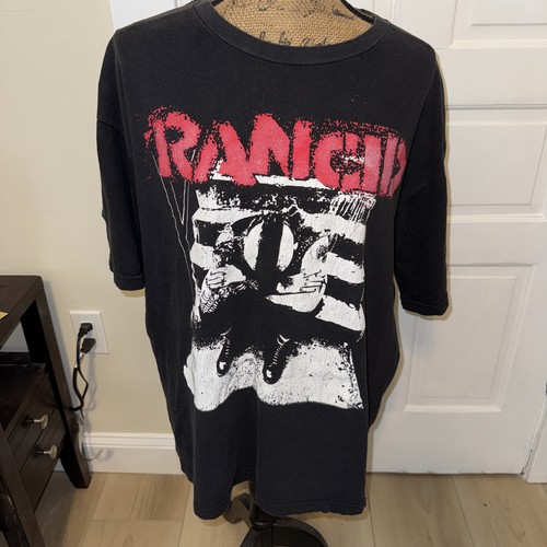 Vintage 1995 RANCID Avenues & Alleyways Tour Champ Double Sided Size XL