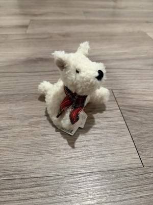 Jellycat Munro Scottie Dog Red Scarf Decoration Christmas Tree Ornament