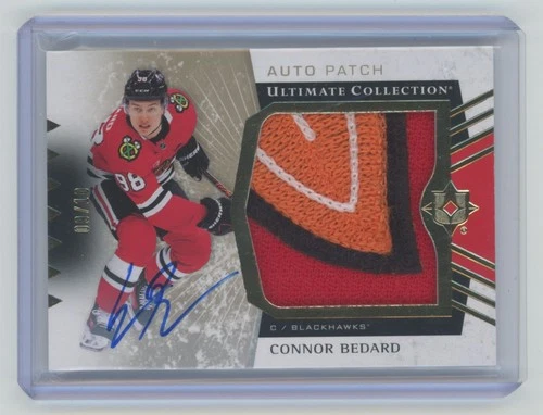 2025-26 Ultimate Collection Auto Patch Connor Bedard 09/10 (ChrLav)