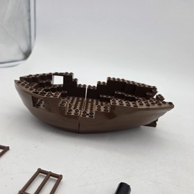Lego Brown White Boat Hull Lot Pirates Barracuda 4011 6285 10040 6274 Parts