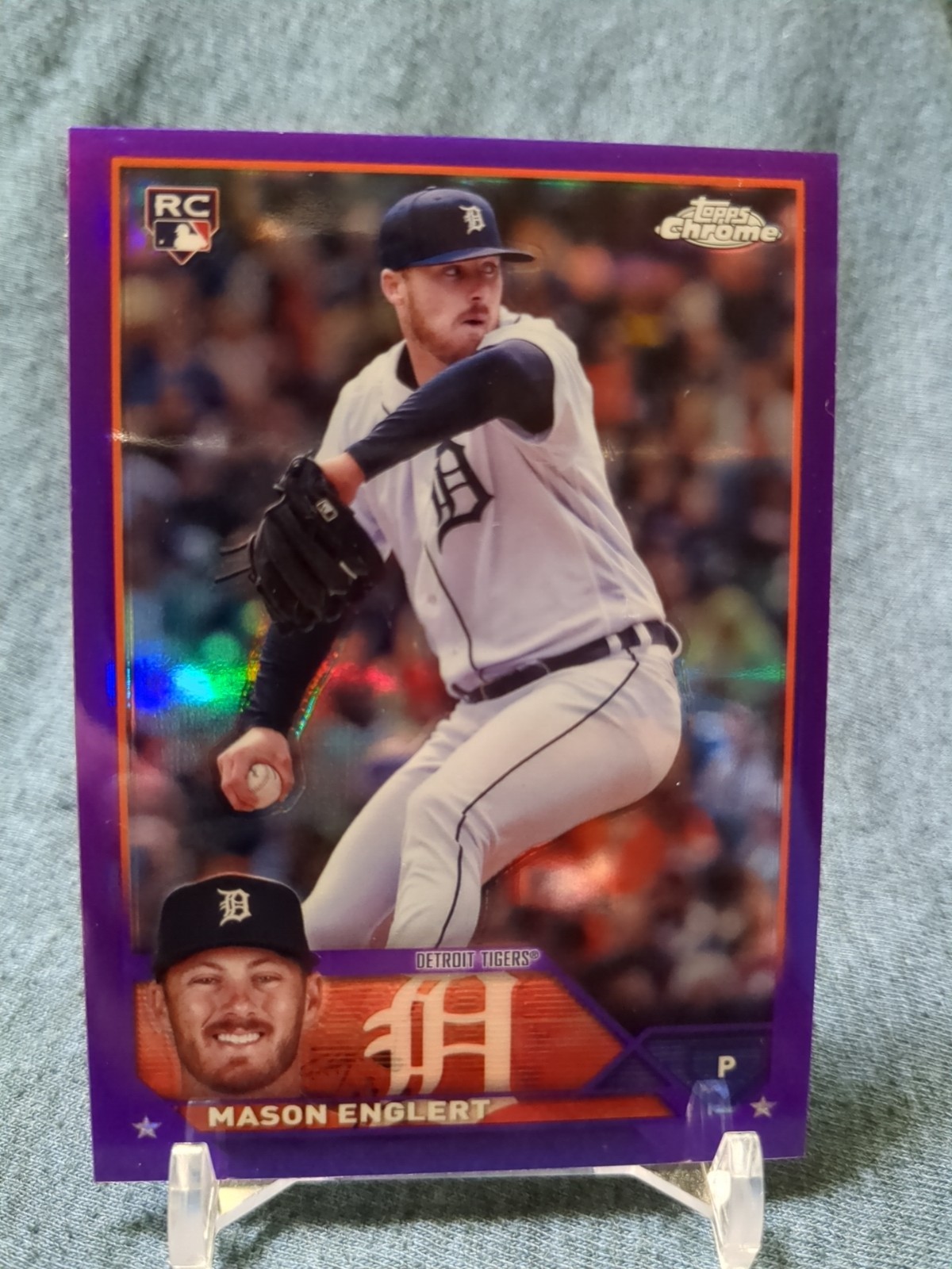 2023 Topps Chrome Update  Mason Englert #USC167 Purple Refractor /250 see pics
