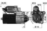 Messmer Starter 0.9 KW FüR Renault Megane II Coupé-Cabriolet 2.0 Grand ScéNic